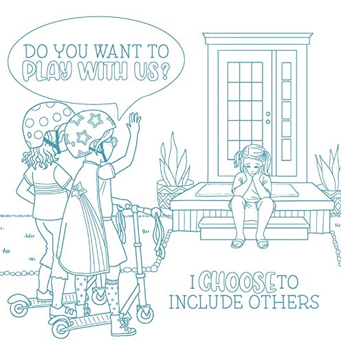 Super Girl Mindset - What Should Darla Do? Coloring Book