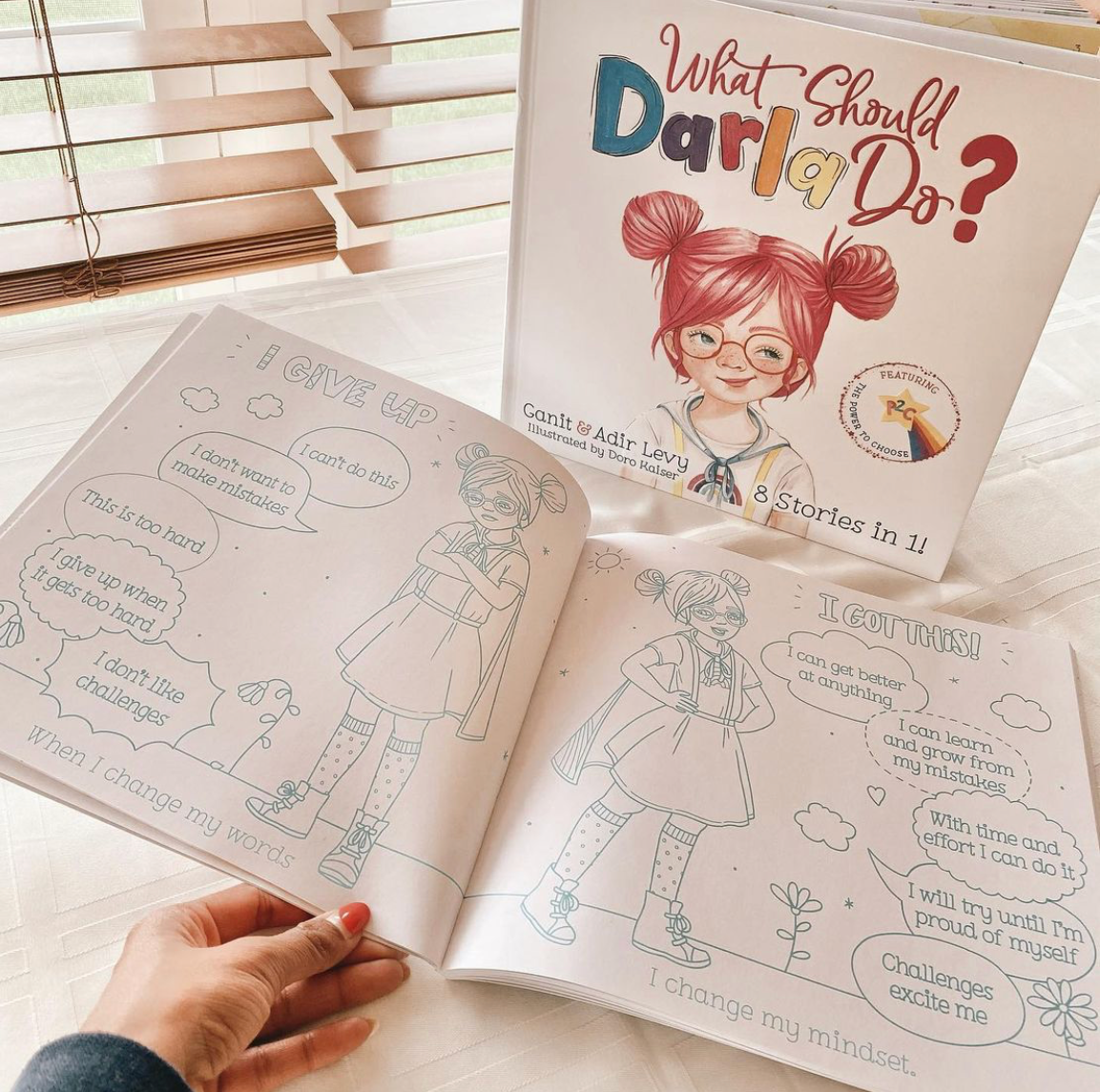 Super Girl Mindset - What Should Darla Do? Coloring Book