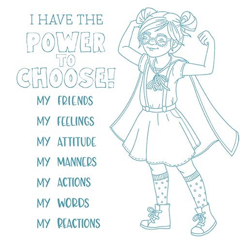 Super Girl Mindset - What Should Darla Do? Coloring Book